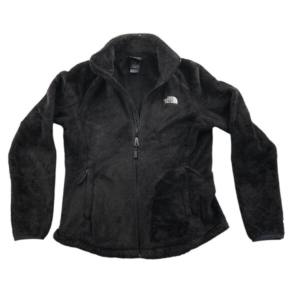The North Face Womens Fleece Jacket Medium Full Zip Black Cozy Winter Outdoors - Picture 1 of 12